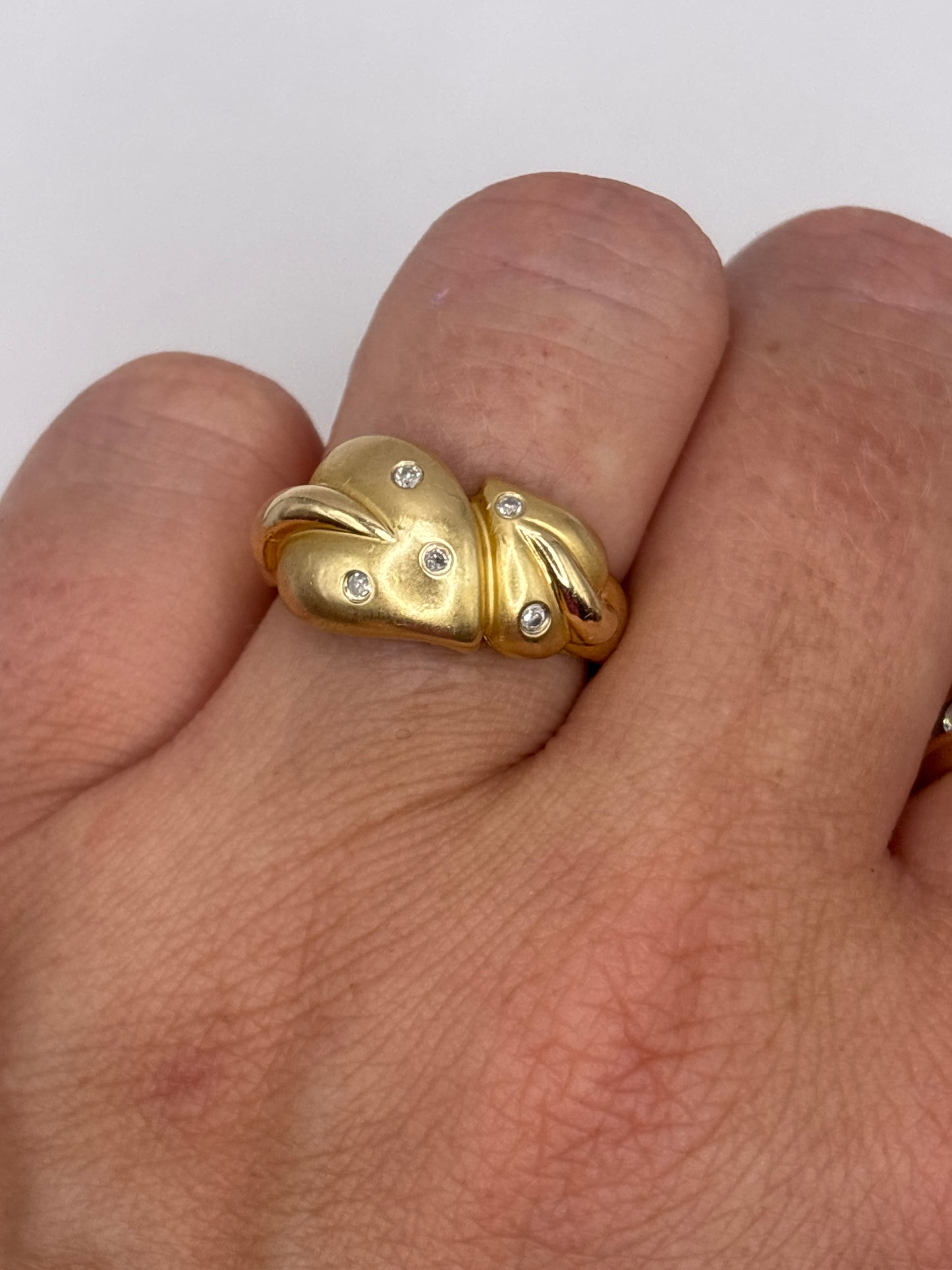 vintage gold statement ring