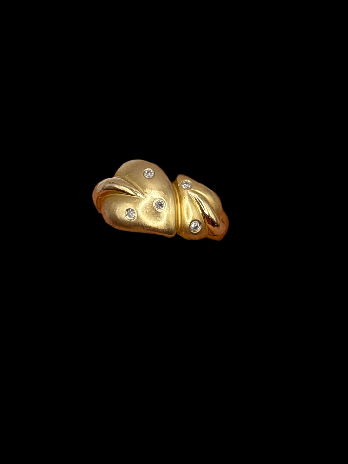 vintage gold statement ring