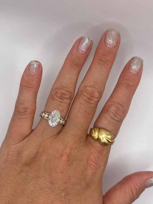 3CT diamond engagement ring