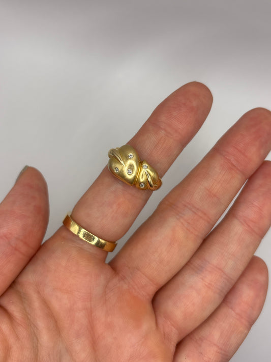 vintage gold statement ring