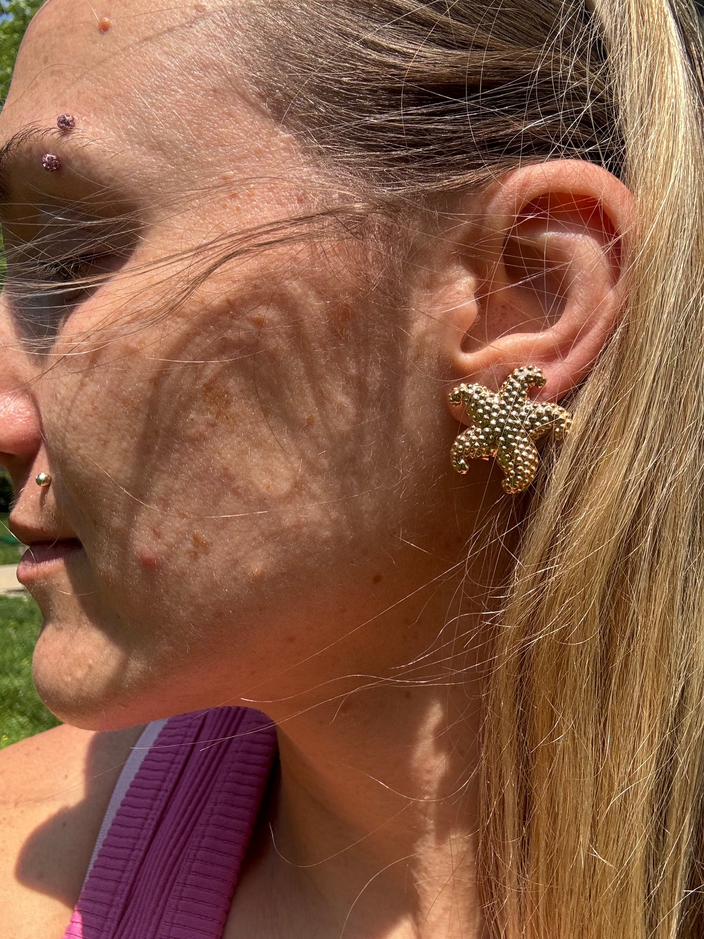 Starfish earrings