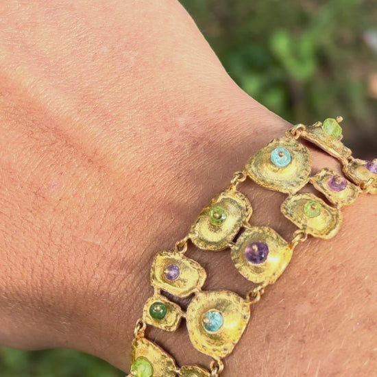 sea urchin bracelet close up video